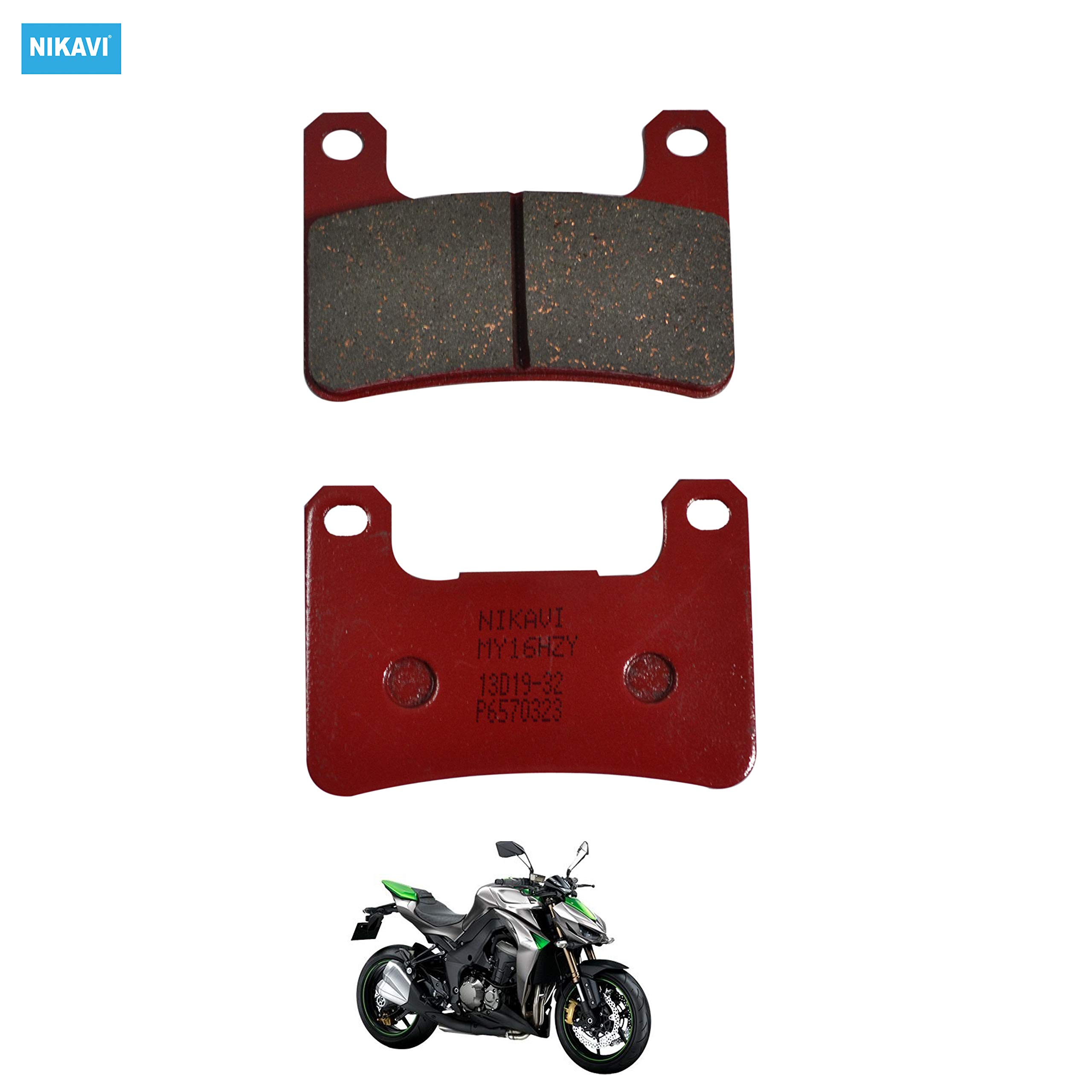 NIKAVI RDP06 Front Brake Disc Pad Compatible For Kawasaki Z1000